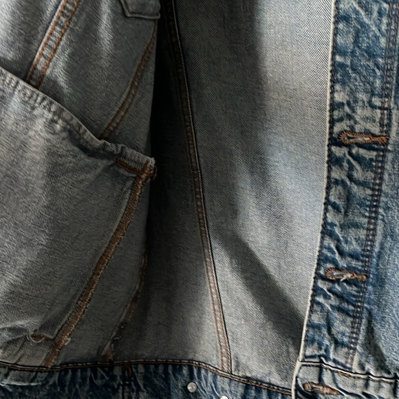 H&M “Divided” Grey-light-blue Jean Jacket - Picture 3 of 8